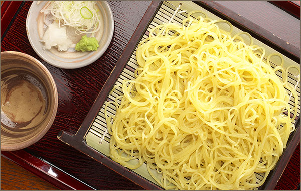 ゆずきり蕎麦