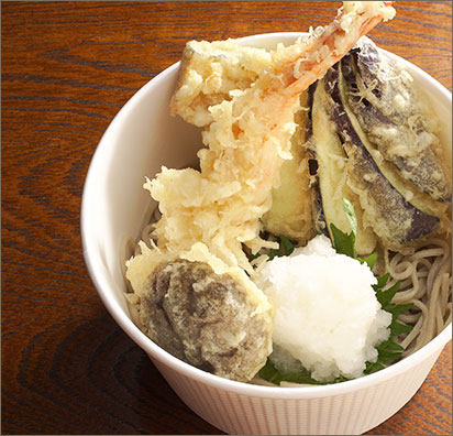 海老天おろしそば